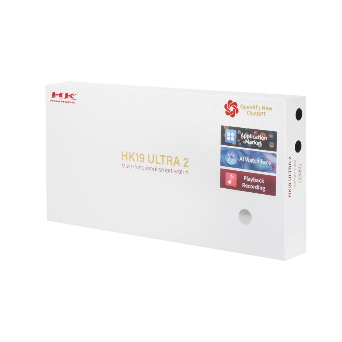 ساعت هوشمند HK مدل Titanium Case HK19 Ultra 2-49MM - مشکی (گارانتی 18 ماهه شرکتی)