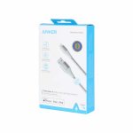 کابل شارژ 0.9 متری آیفون ANKER مدل PowerLine+II A8452 - نقره ای (گارانتی 18ماهه حافظه طلایی ایستا)
