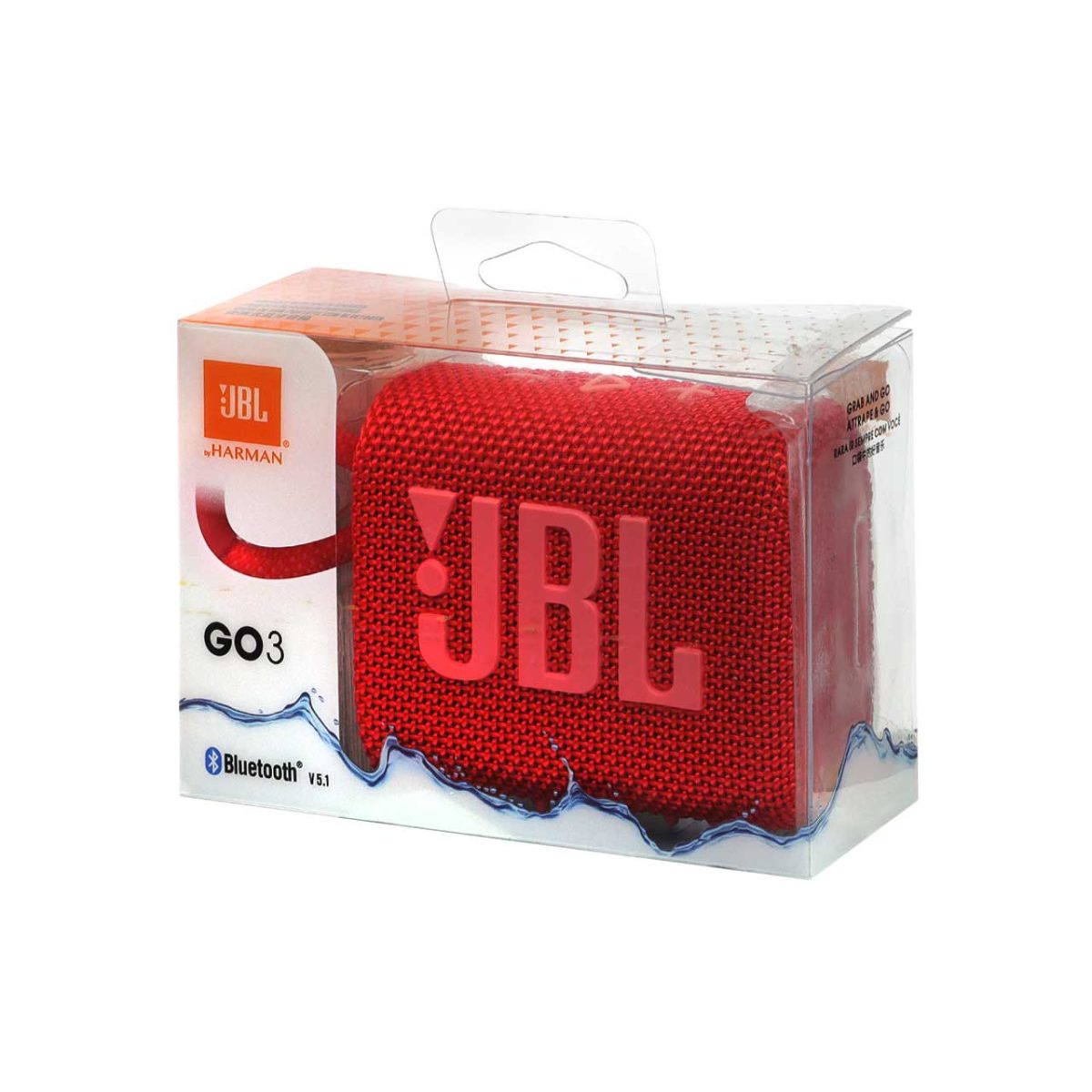 اسپیکر بلوتوثی JBL مدل GO3 - قرمز (گارانتی 24 ماهه گلدیران)