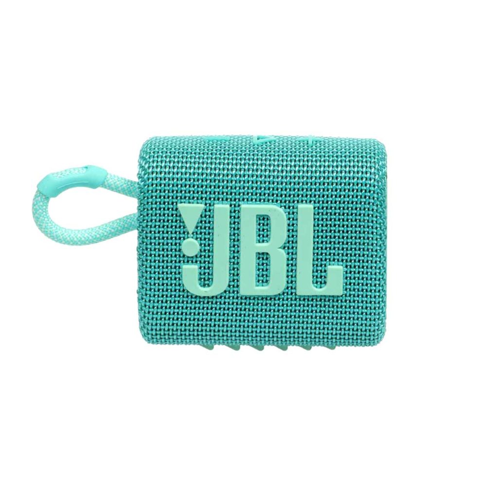 اسپیکر بلوتوثی JBL مدل GO3 - سبزآبی - MMS - (گارانتی 6 ماهه مگابایت)