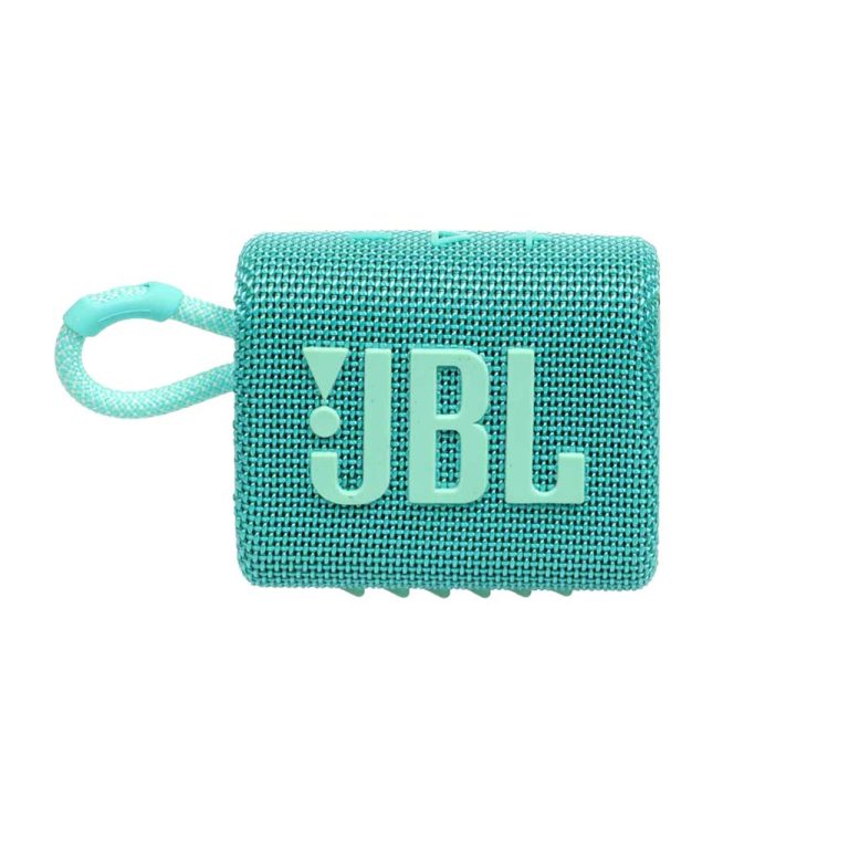 اسپیکر بلوتوثی JBL مدل GO3 - سبزآبی - MMS - (گارانتی 6 ماهه مگابایت)