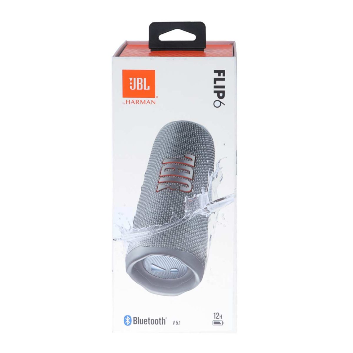 اسپیکر بلوتوثی JBL مدل FLIP6 - خاکستری (گارانتی 24 ماهه گلدیران)