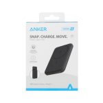 پاوربانک Anker 12W 5000mAh مدل PowerCore MagGo A1610 - مشکی (گارانتی 18ماهه شرکتی)