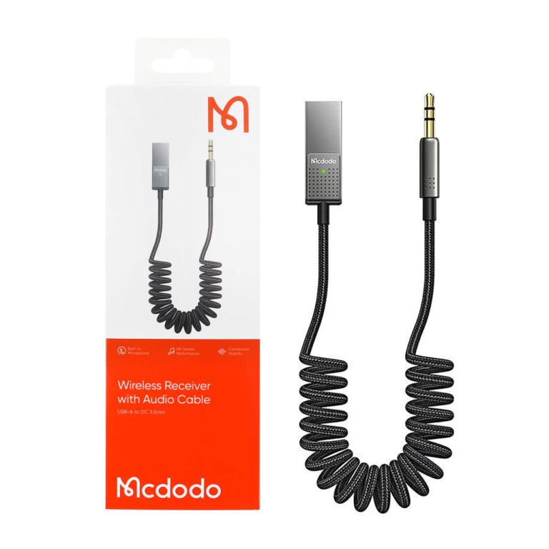 تبدیل Mcdodo USB-A TO AUX مدل CA-8700 - مشکی