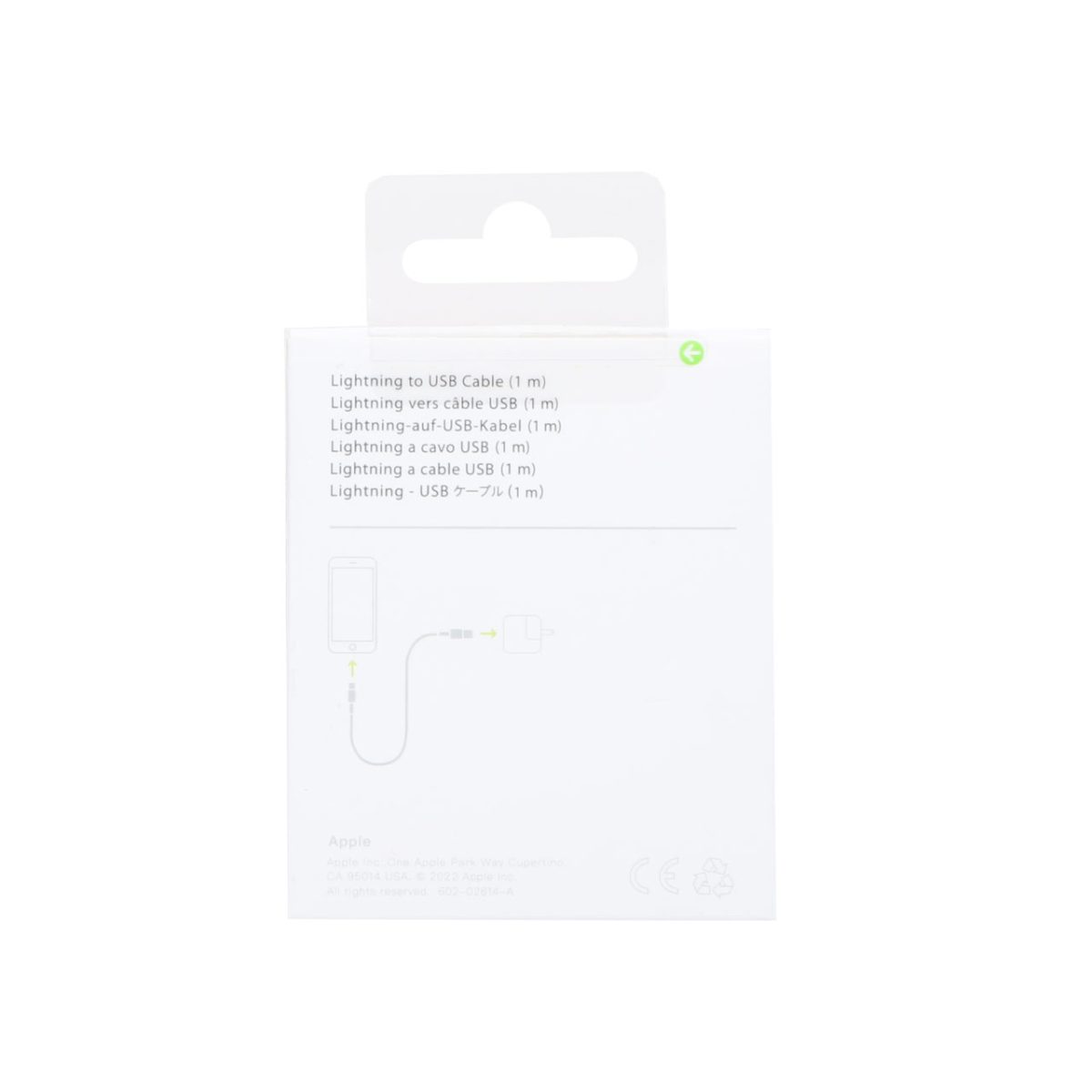 کابل شارژ آیفون 7 مدل ORG 100% - سفید - DST (گارانتی شش ماهه شرکتی)