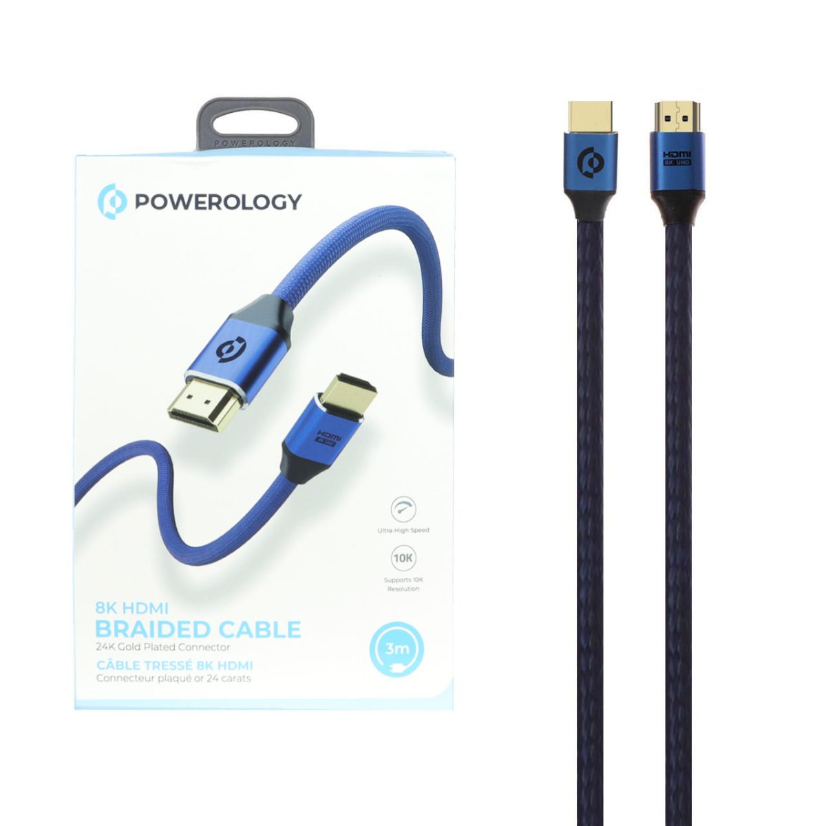 کابل 3 متری Powerology HDMI مدل PWHDC3M (گارانتی 24 ماهه ایویز)