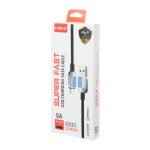 کابل شارژ فست HISKA Type-C مدل LX-833C - آبی - (گارانتی یکساله هیسکا سرویس)