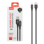 کابل شارژ PD و فست HISKA Type-C مدل LX-831C - مشکی - (گارانتی یکساله هیسکا سرویس)