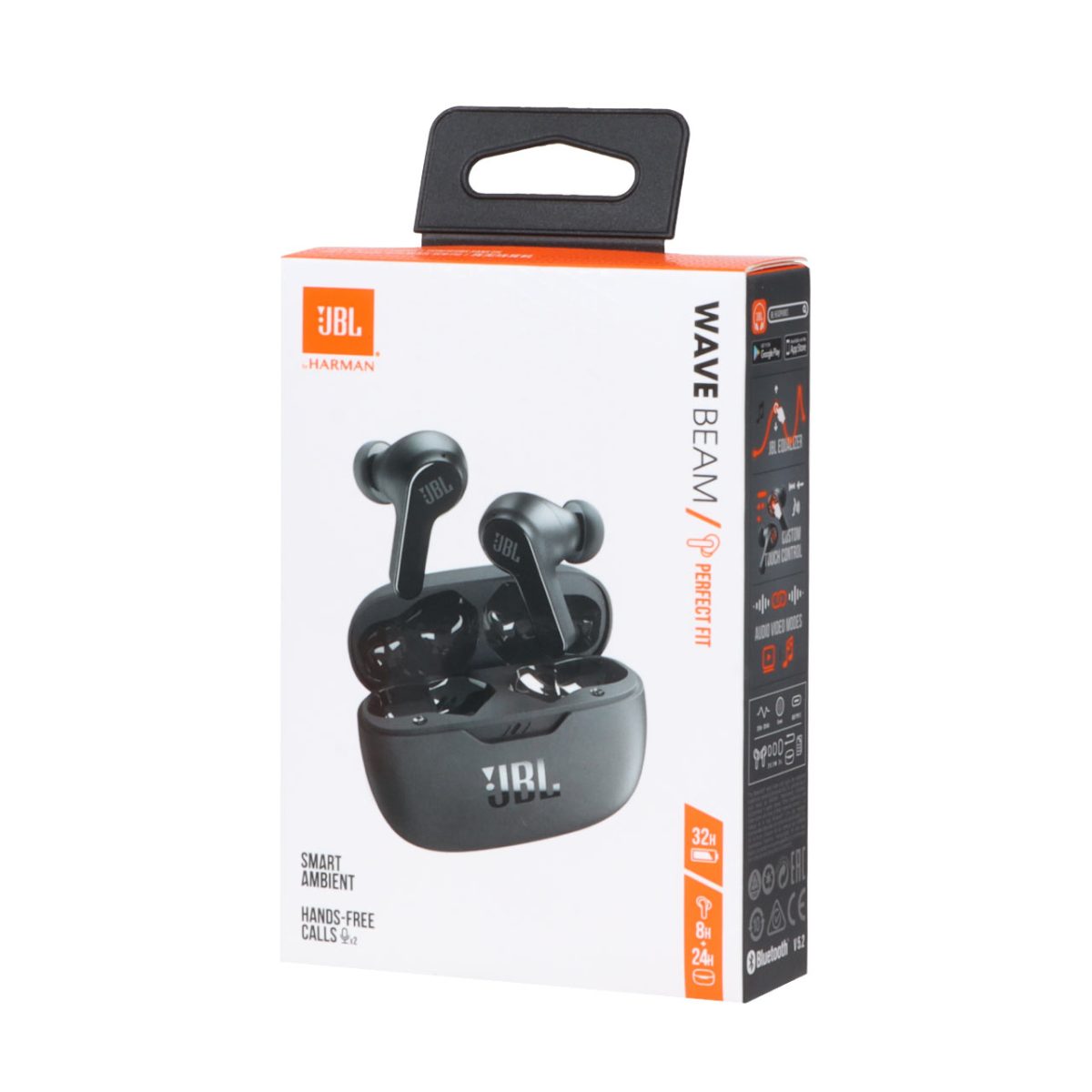 ایرفون بی سیم JBL مدل WAVE BEAM - مشکی - (گارانتی یکماهه مگابایت)