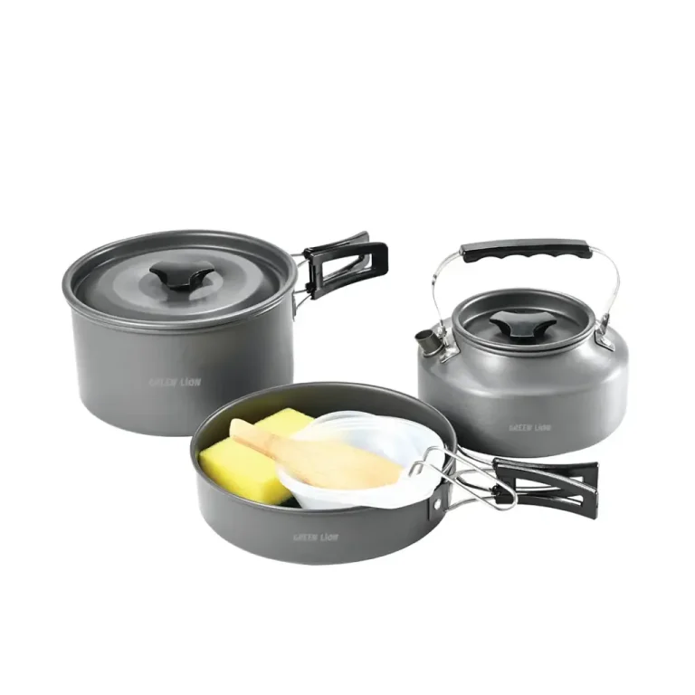 ظروف کمپینگ 7در1 گرین لاین Green lion 7IN1 Camping Cookware
