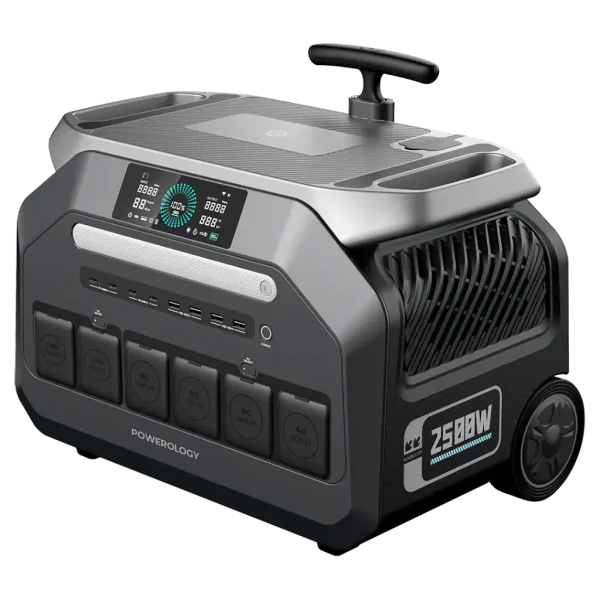 پاور استیشن پاورولوژی ۶۴۰۰۰۰ میلی آمپر Powerology Solar Input Portable 640000mAh Power Station