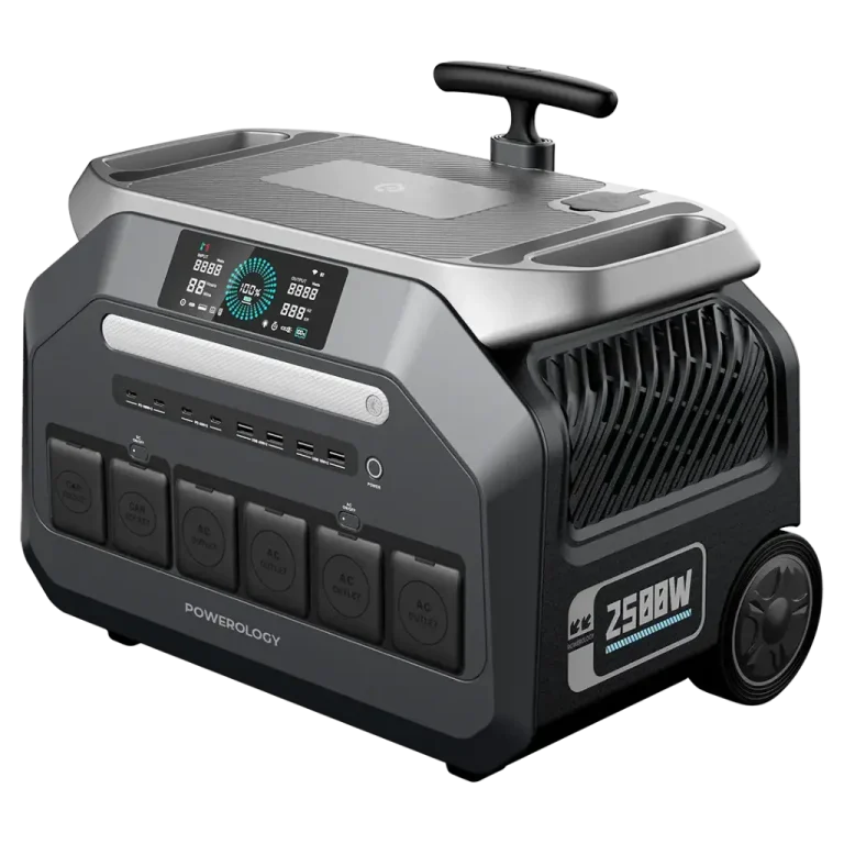 پاور استیشن پاورولوژی ۶۴۰۰۰۰ میلی آمپر Powerology Solar Input Portable 640000mAh Power Station