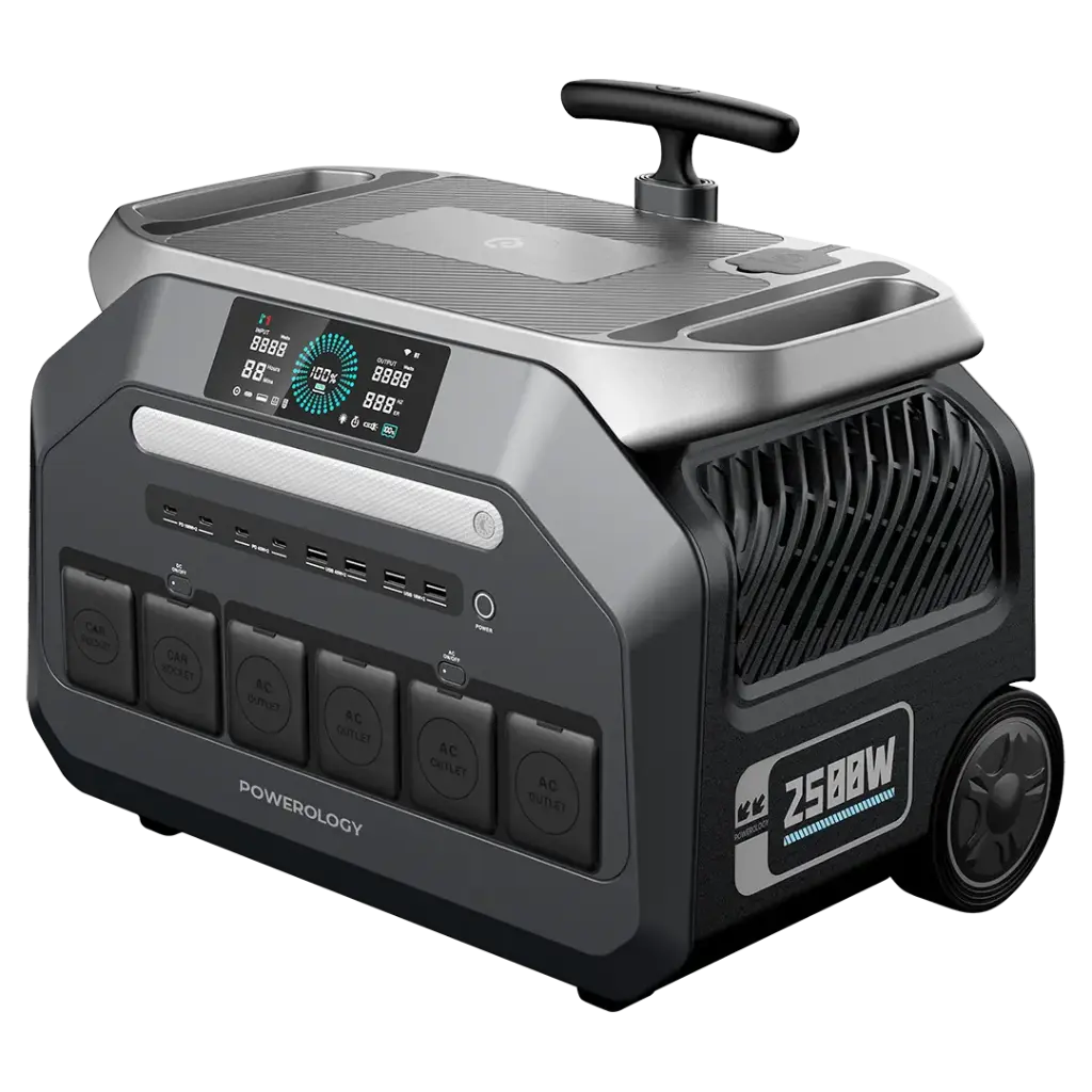 پاور استیشن پاورولوژی ۶۴۰۰۰۰ میلی آمپر Powerology Solar Input Portable 640000mAh Power Station