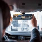 آینه دوربین دار پرودو مدل LFS086 ضبط ویدیو Full HD با زاویه دید ۱۵۰ درجه