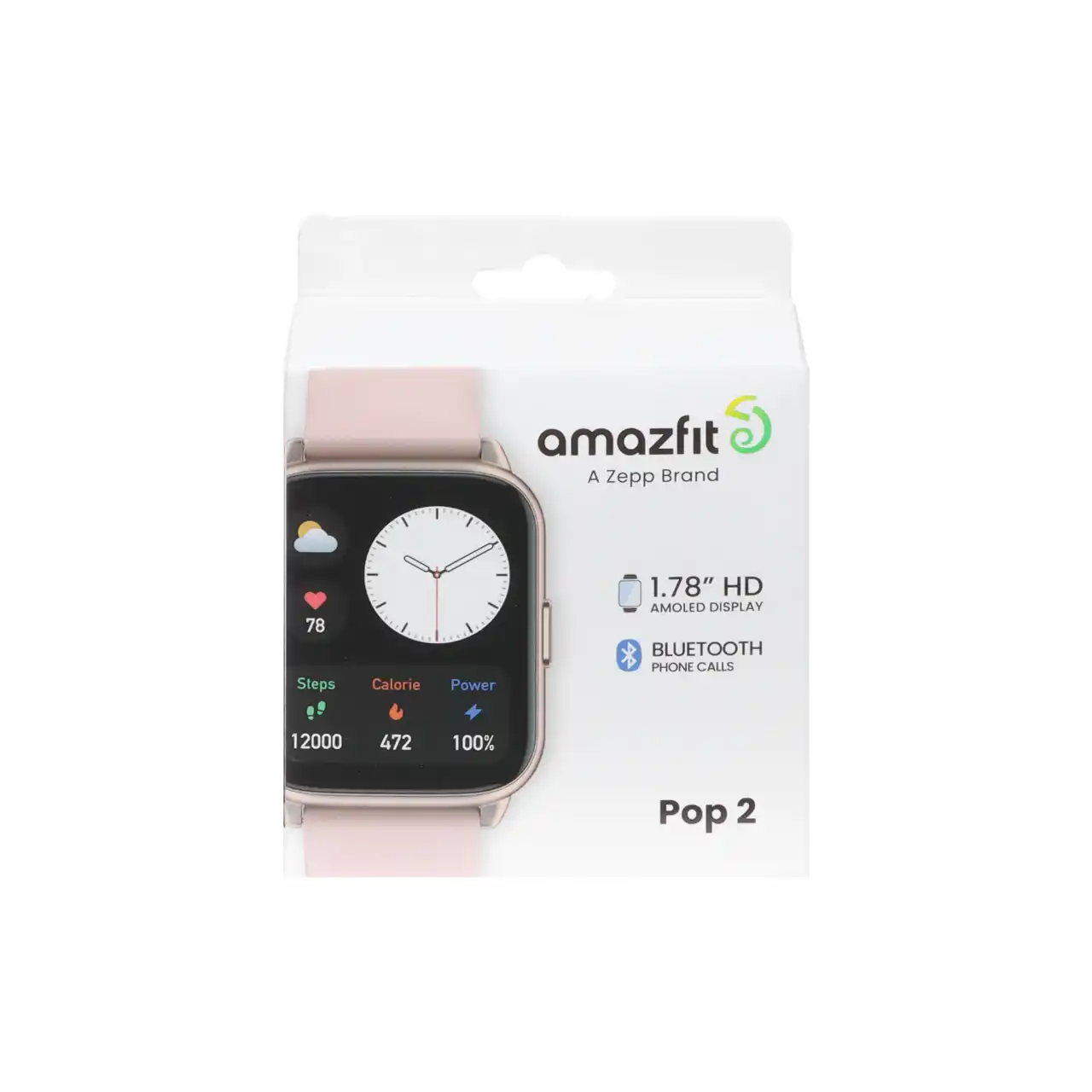 ساعت هوشمند شیائومی AmazFit Pop 2 مدل A2319 - صورتی (گارانتی 18 ماهه شرکتی)