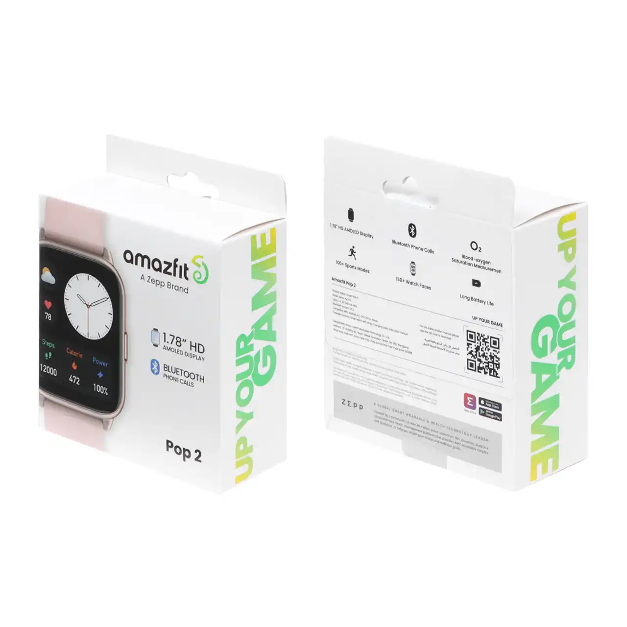 ساعت هوشمند شیائومی AmazFit Pop 2 مدل A2319 - صورتی (گارانتی 18 ماهه شرکتی)