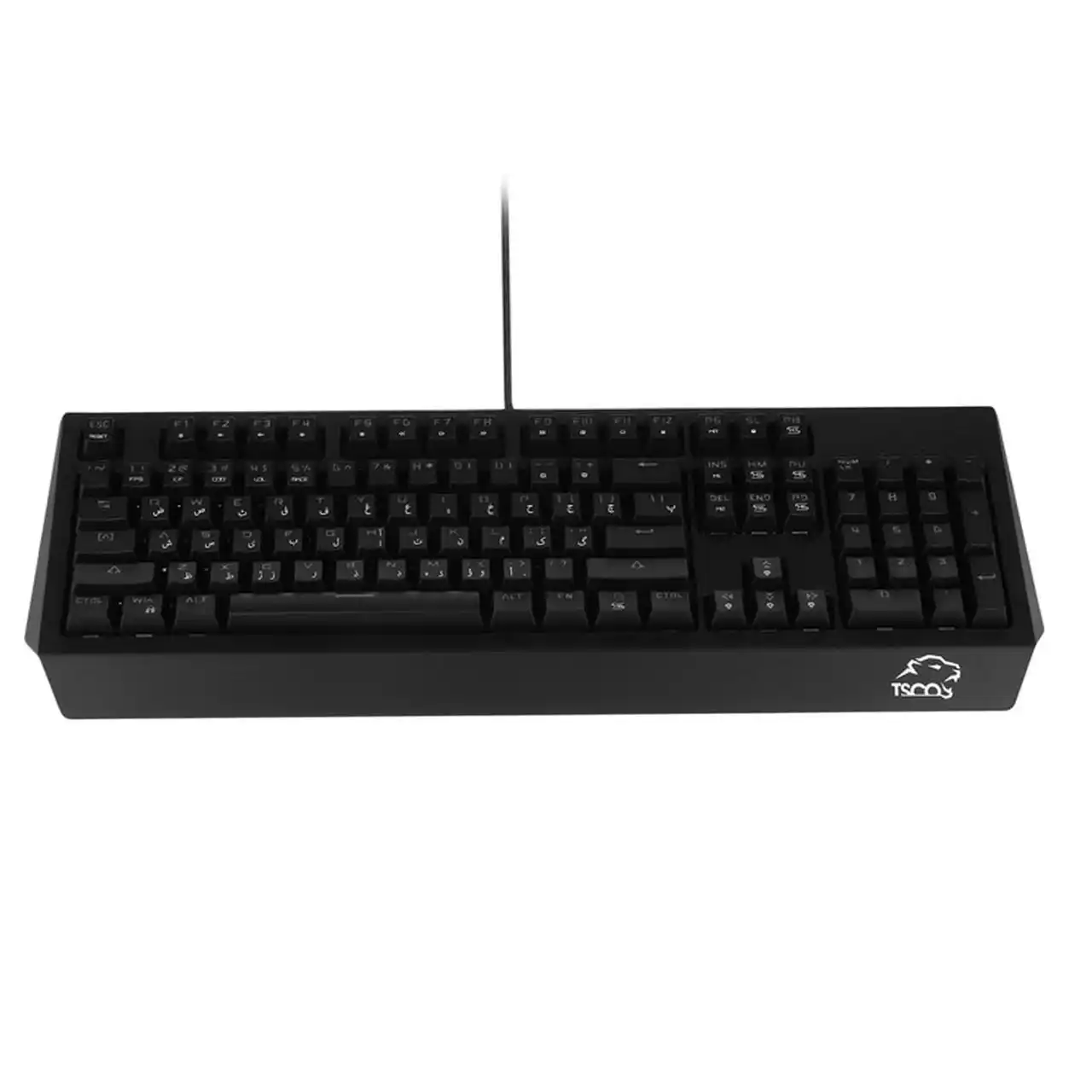 کیبورد باسیم گیمینگ Tsco مدل GK 8127 - مشکی