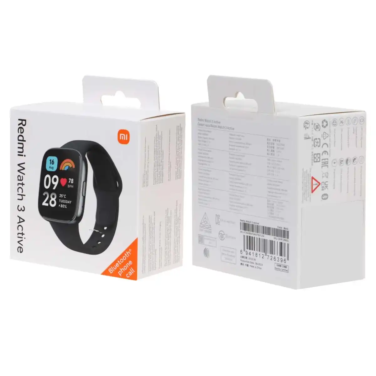 ساعت هوشمند شیائومی Redmi Watch 3 Active مدل M2235W1 - مشکی - پک چین (گارانتی 18 ماهه شرکتی)