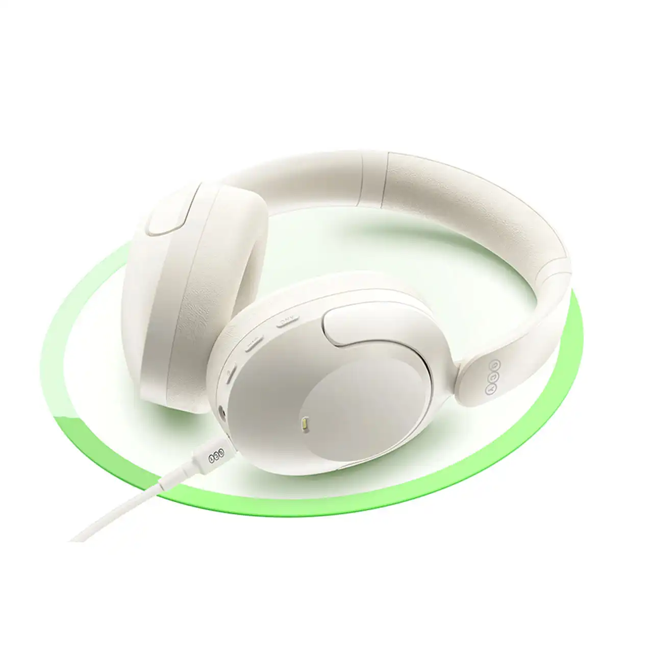 هدفون بی سیم QCY مدل H3 - سفید (گارانتی 18 ماهه شرکتی)