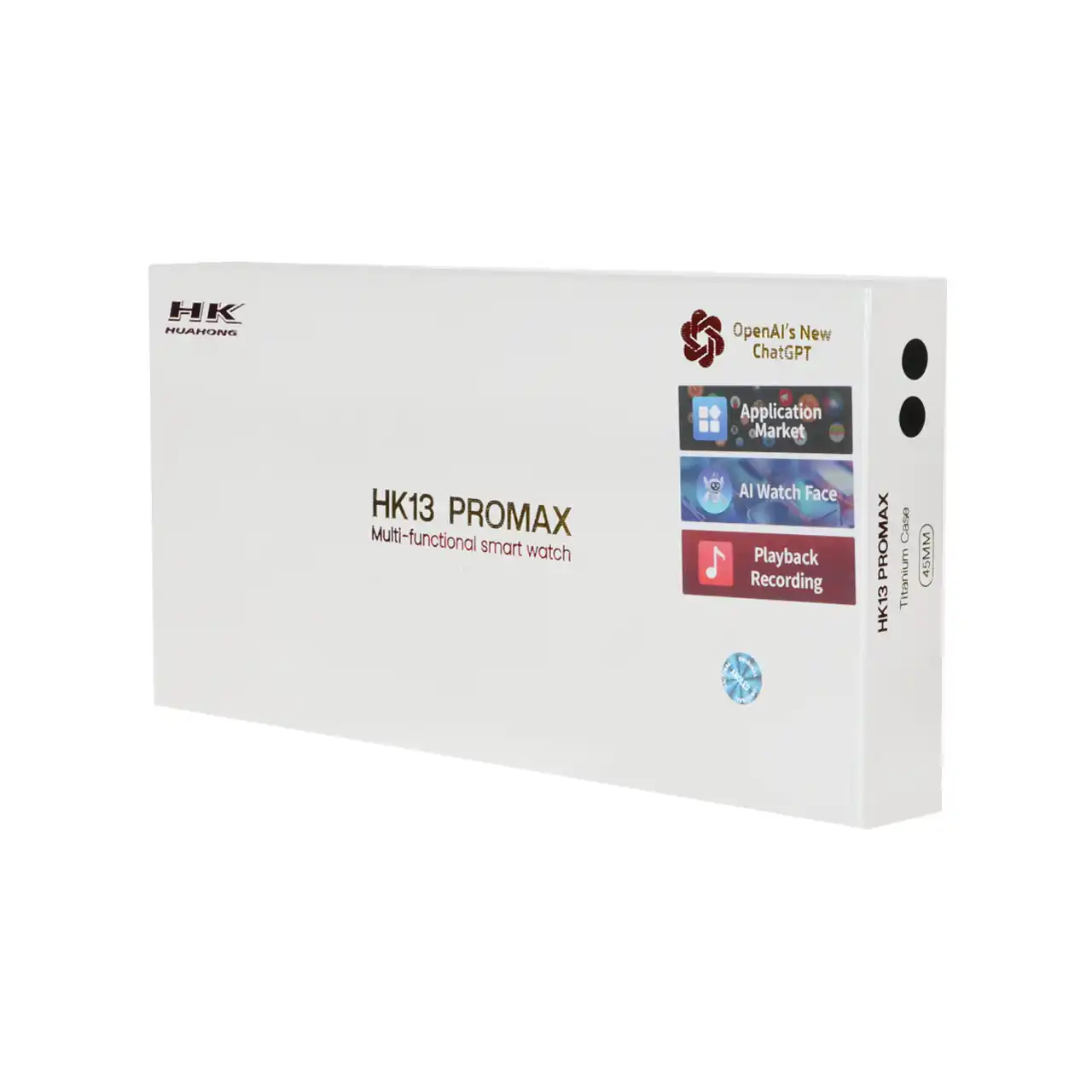 ساعت هوشمند HK مدل Titanium Case HK13 Pro Max - 45MM - مشکی