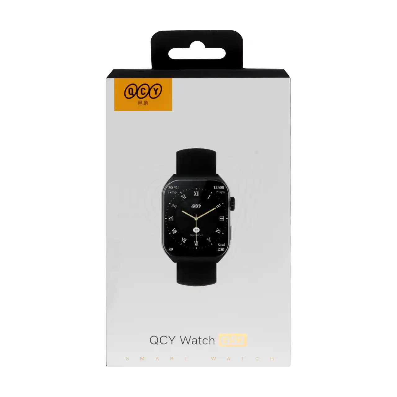 ساعت هوشمند QCY Watch GS2 مدل WA23S5A - مشکی (گارانتی 18 ماهه شرکتی)
