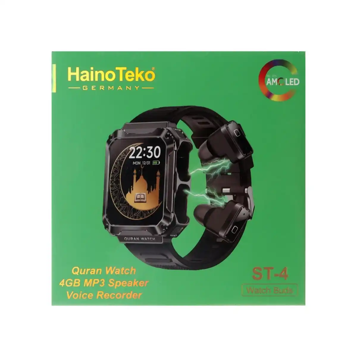 ساعت هوشمند Haino Teko مدل ST-4 - مشکی