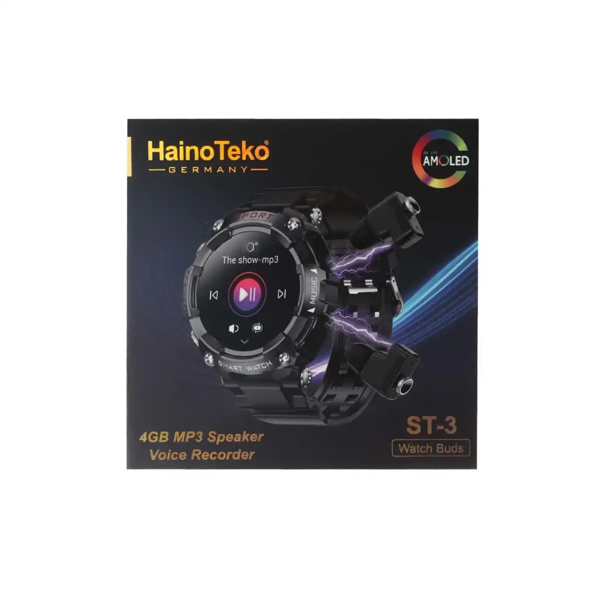 ساعت هوشمند Haino Teko مدل ST-3 - مشکی