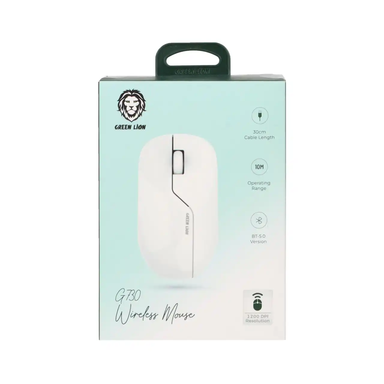 ماوس بی سیم Green Lion مدل G730 GNREWIRMUSEWH - سفید - (گارانتی 18 ماهه شرکتی)