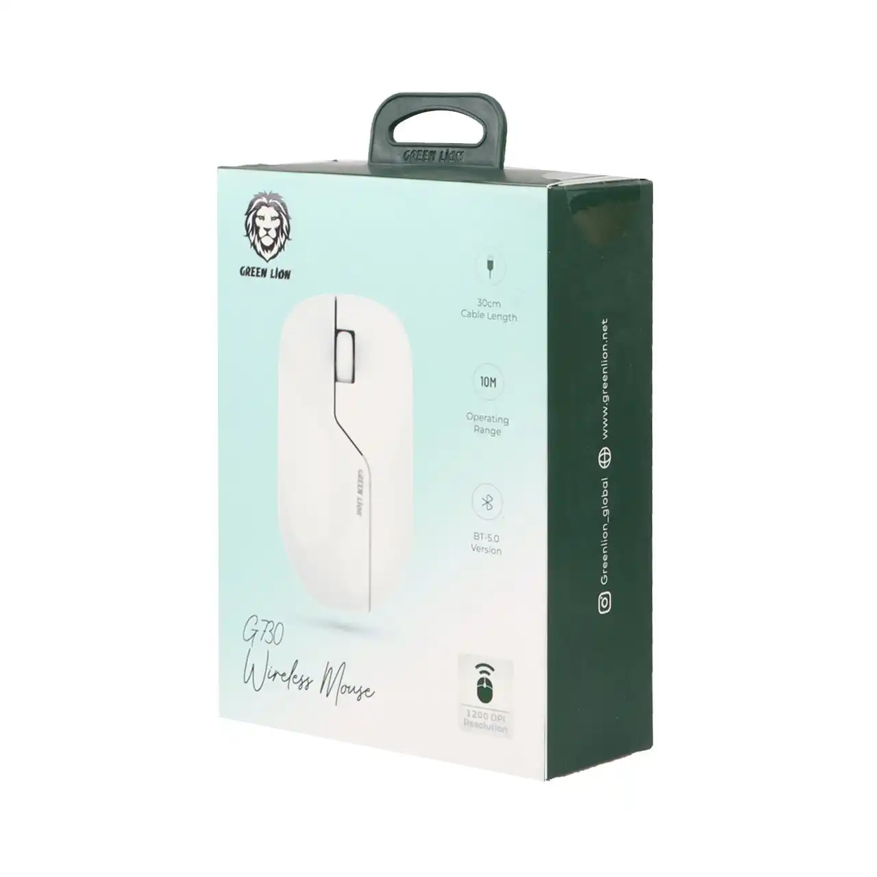 ماوس بی سیم Green Lion مدل G730 GNREWIRMUSEWH - سفید - (گارانتی 18 ماهه شرکتی)