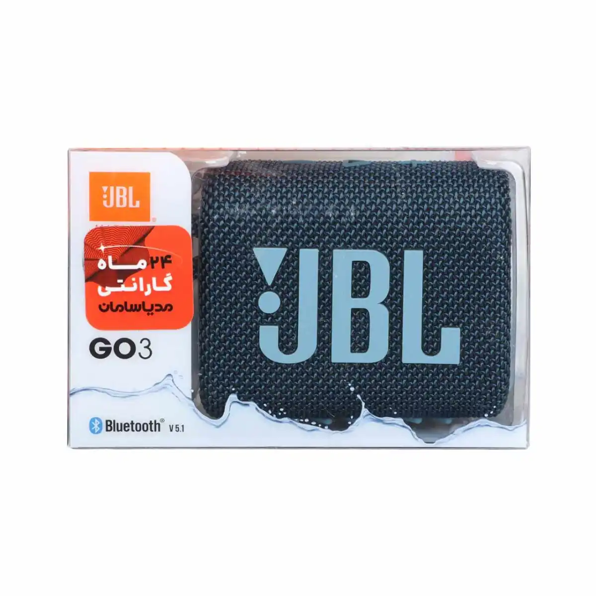 اسپیکر بلوتوثی JBL مدل GO3 - آبی (گارانتی 24 ماهه گلدیران)