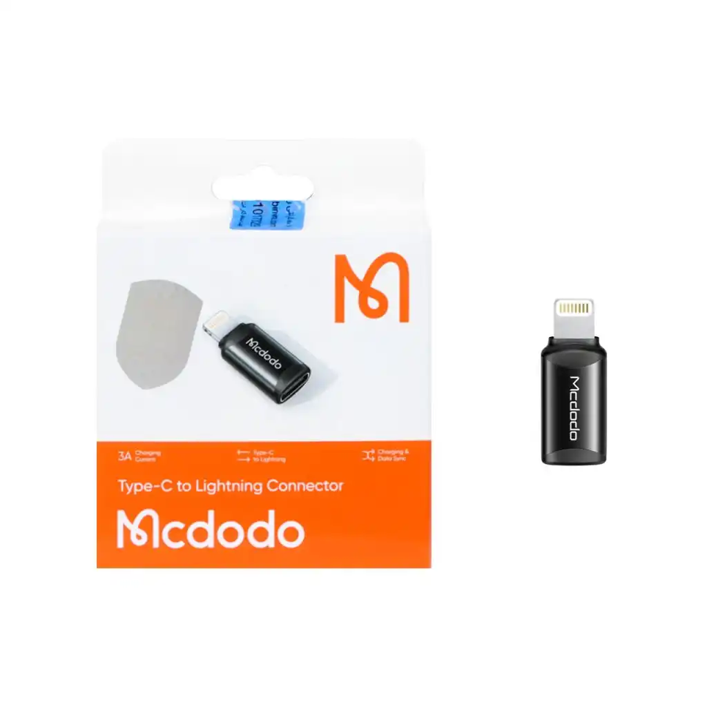 تبدیل Mcdodo Lightning TO Type-C مدل OT-768 - مشکی