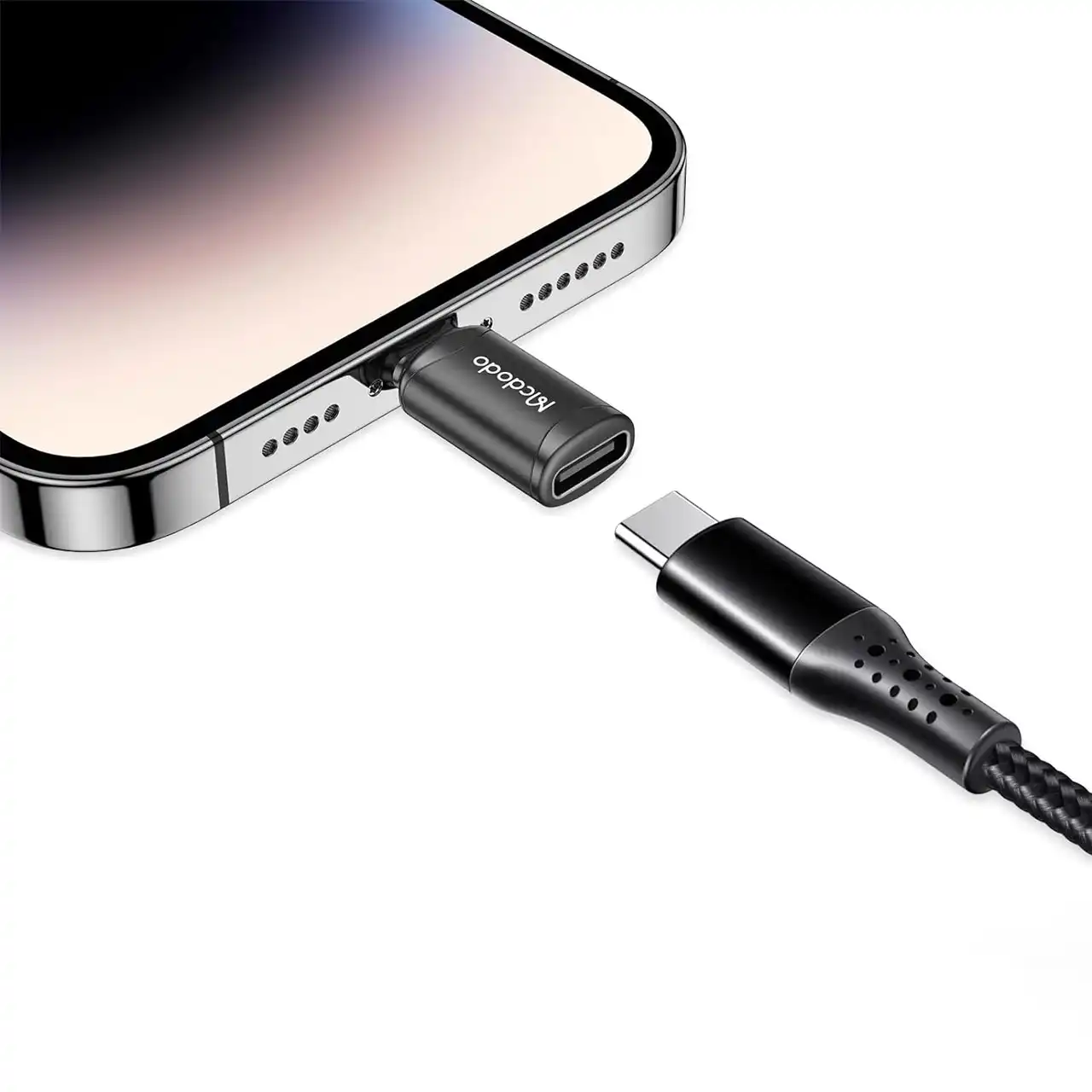 تبدیل Mcdodo Lightning TO Type-C مدل OT-768 - مشکی