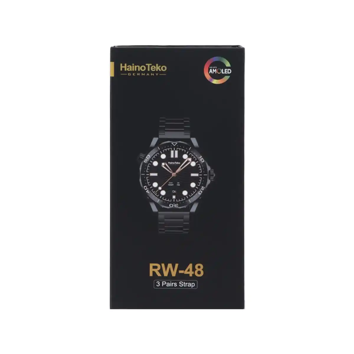 ساعت هوشمند Haino Teko مدل RW-48 - مشکی - GRM