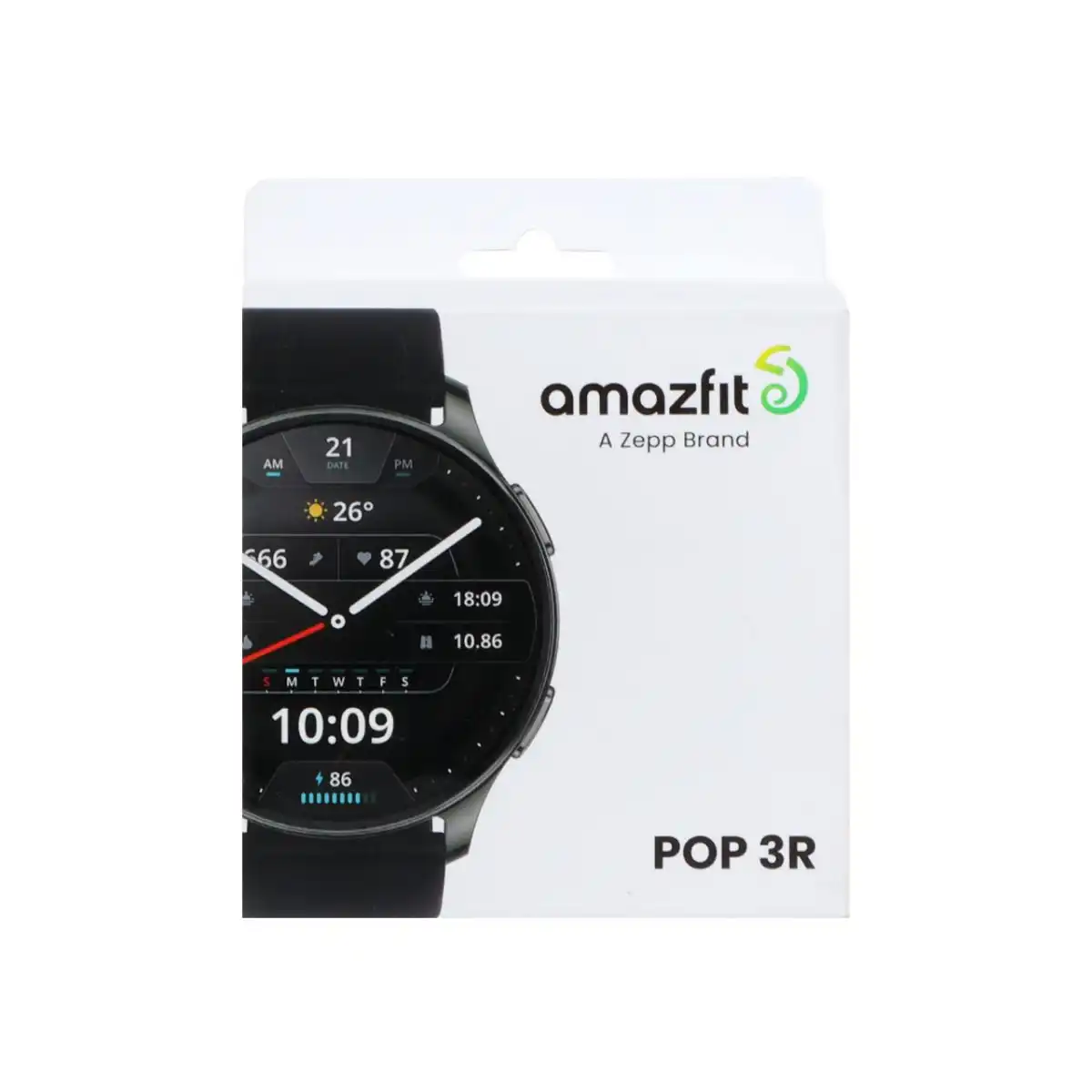 ساعت هوشمند شیائومی AmazFit Pop 3R مدل A2319 - مشکی - GRM - (گارانتی 18 ماهه شرکتی)