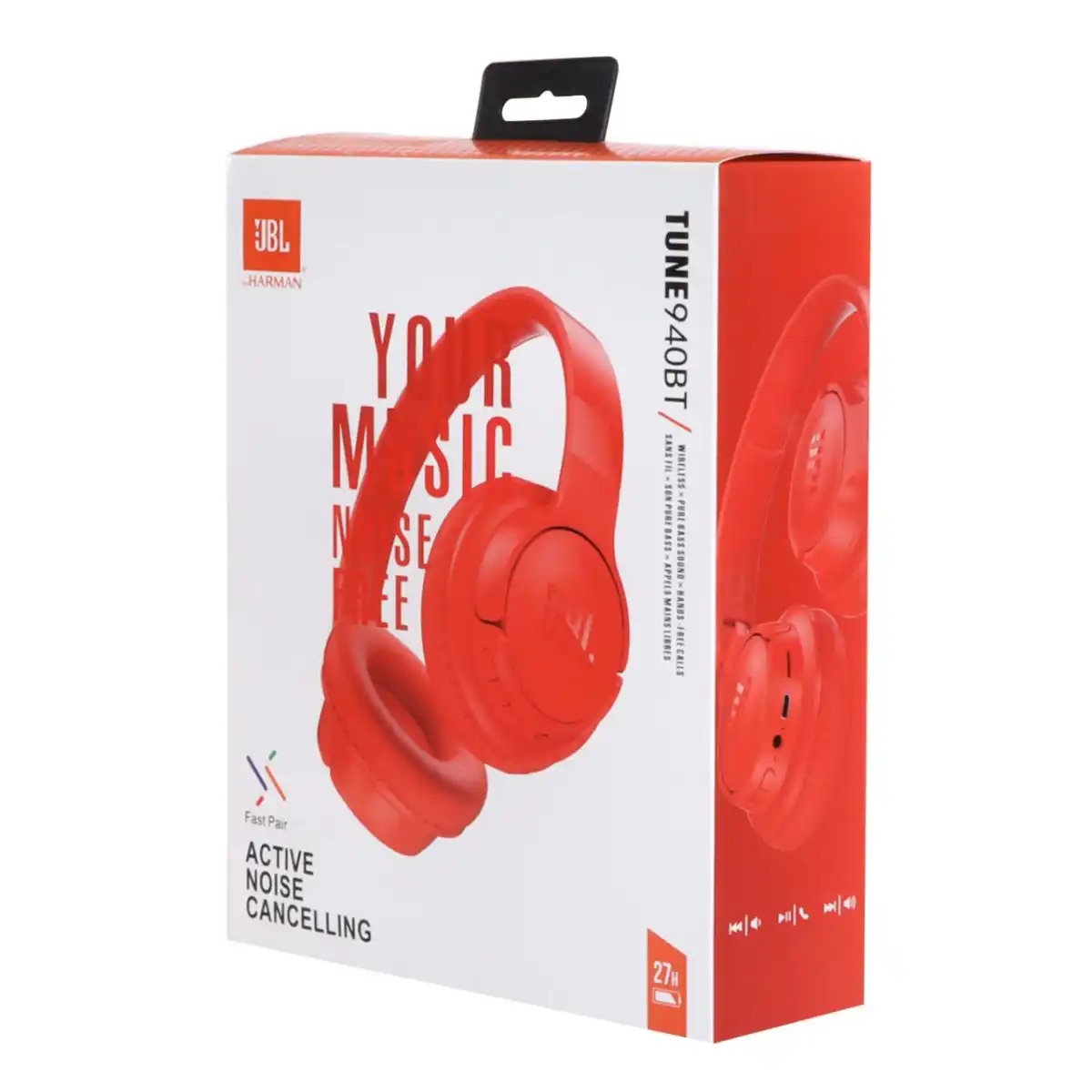 هدفون بی سیم JBL مدل TUNE940BT - قرمز - (گارانتی یکهفته پس از تحویل)