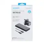 پاوربانک (PD و فست شارژ) Anker 45W 268000mAh مدل ON-THE_GO B1376 - مشکی - GRM (گارانتی 18 ماهه شرکتی)