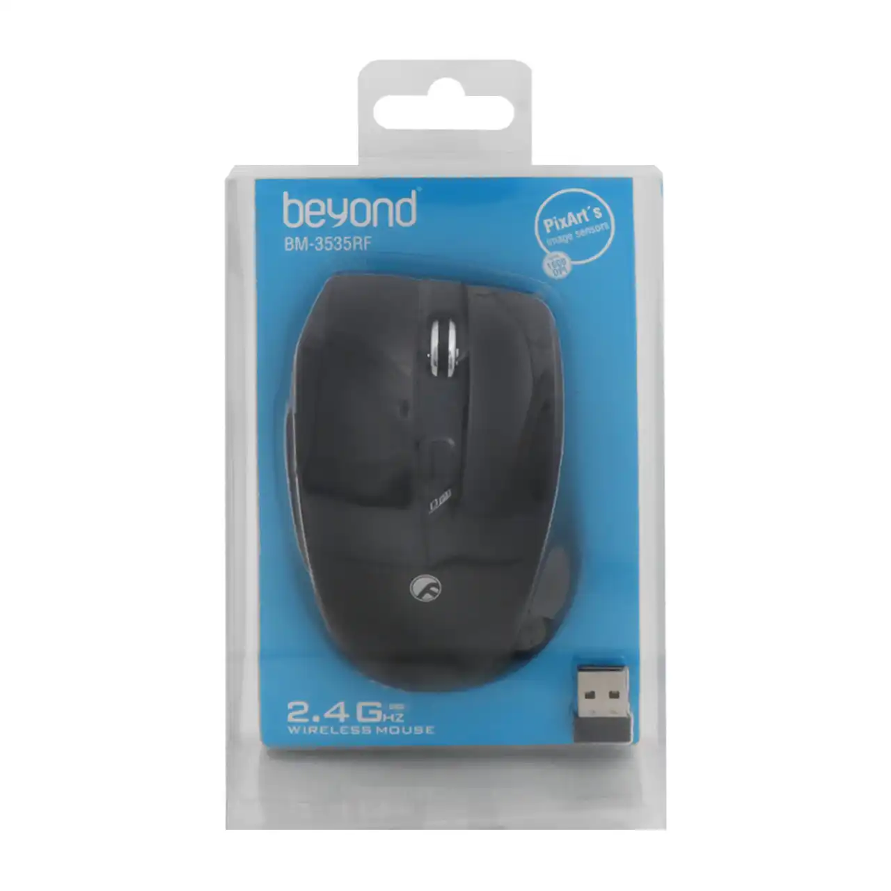 ماوس بی سیم Beyond مدل BM-3535RF - مشکی - (گارانتی 18 ماهه اسپیرو)