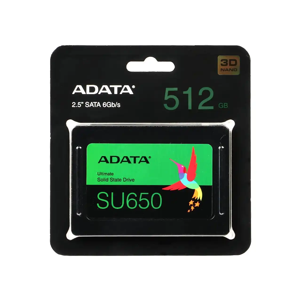 هارد اینترنال ADATA SSD مدل Ultimate SU650 ظرفیت 512GB - مشکی (گارانتی 3 ساله شرکت آونگ)