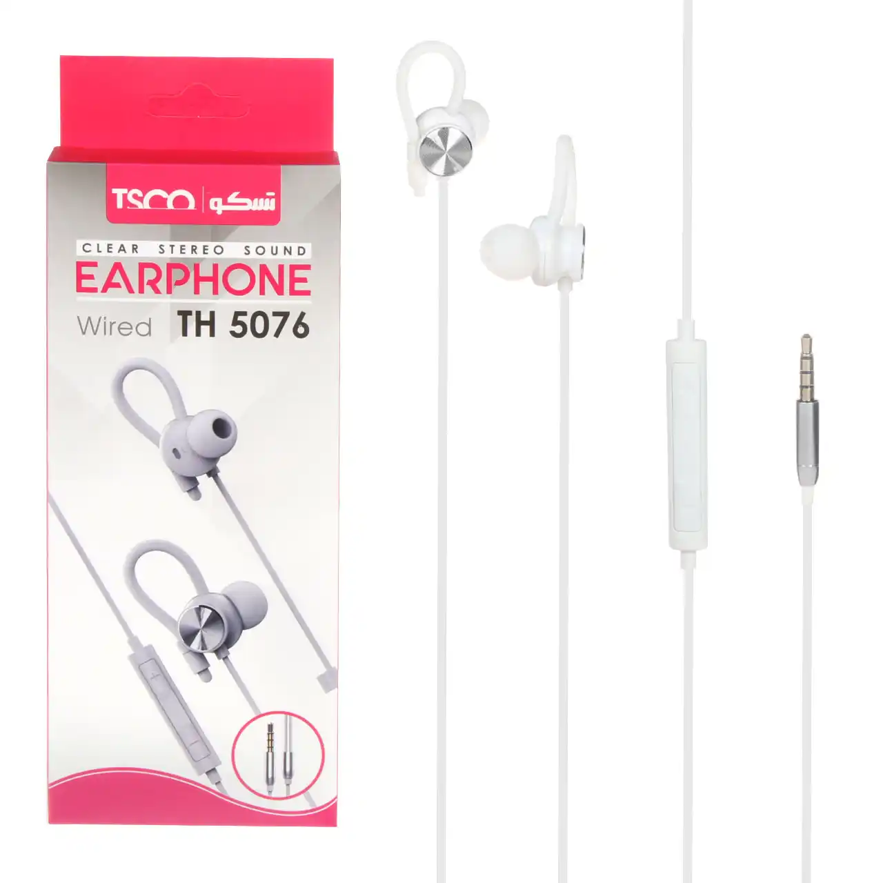 هندزفری باسیم تسکو مدل TH 5076 - سفید
