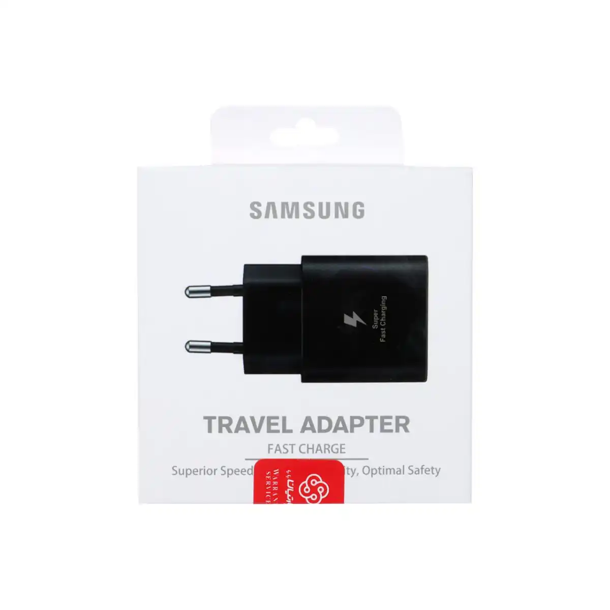 شارژر دیواری فست تک پورت Samsung مدل EP-TA200 15W - مشکی (گارانتی پارتیان پایا)