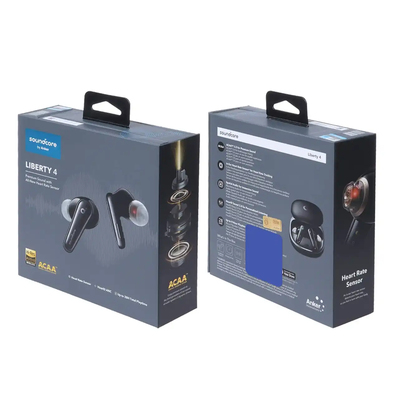 ایربادز بی سیم ANKER مدل LIBERTY4 A3953 - مشکی (گارانتی 18ماهه حافظه طلایی ایستا)