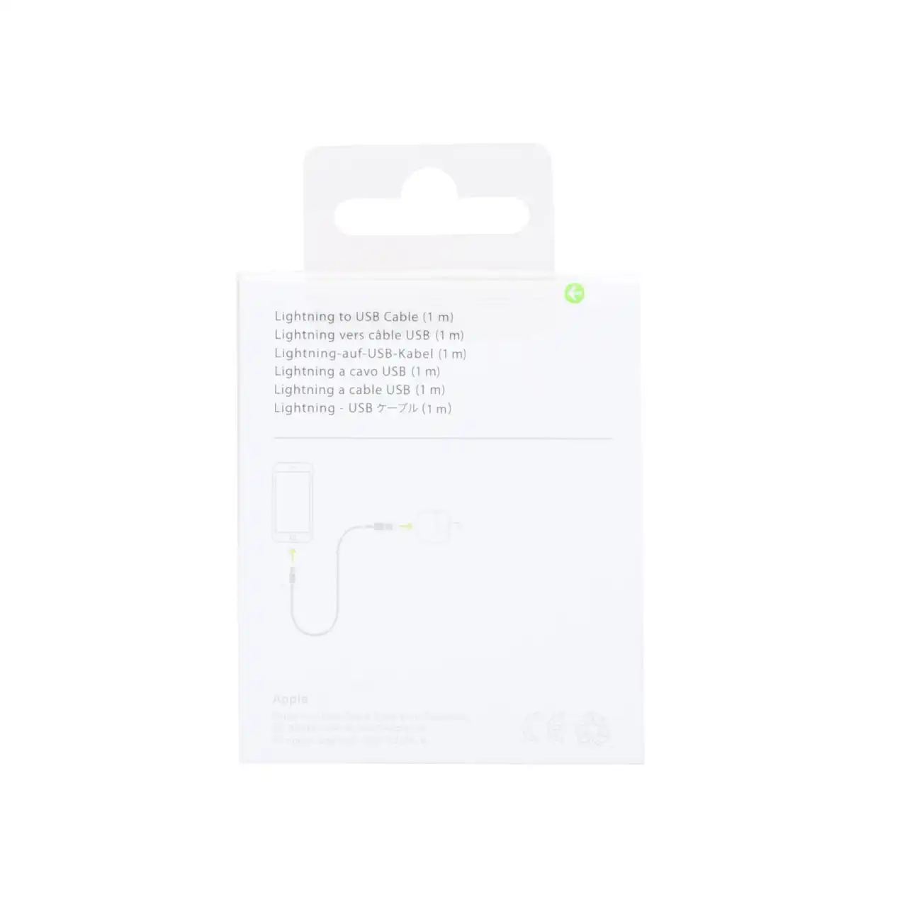 کابل شارژ آیفون 7 مدل ORG 100% - سفید - DST (گارانتی شش ماهه شرکتی)