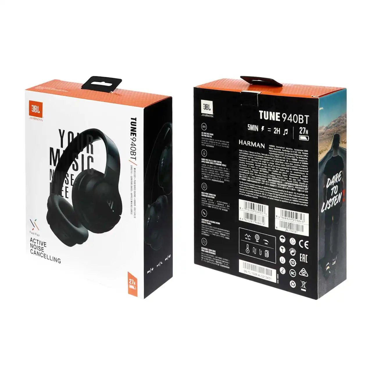 هدفون بی سیم JBL مدل TUNE940BT - مشکی