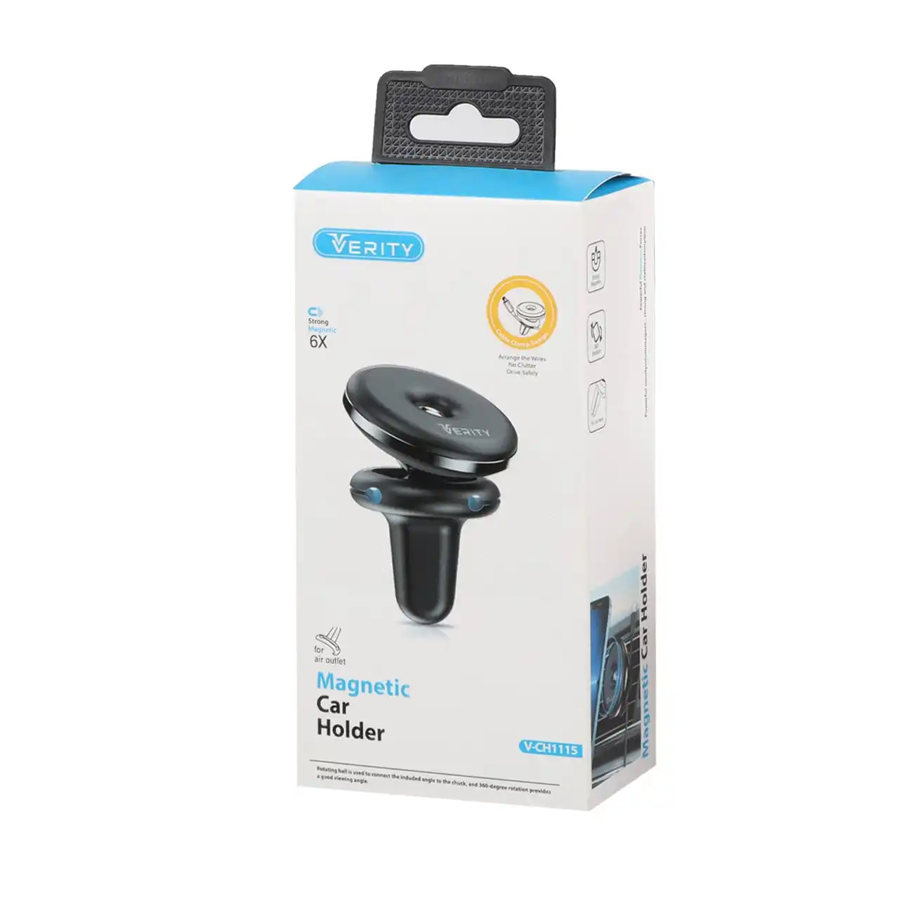 هولدر گوشی موبایل مگنتی VERITY مدل V-CH1115 - مشکی