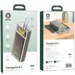 شارژر همراه گرین لاین مدل Transparent 2 ظرفیت 20000 میلی‌آمپر ساعت - (6 ماه گارانتی شرکتی)