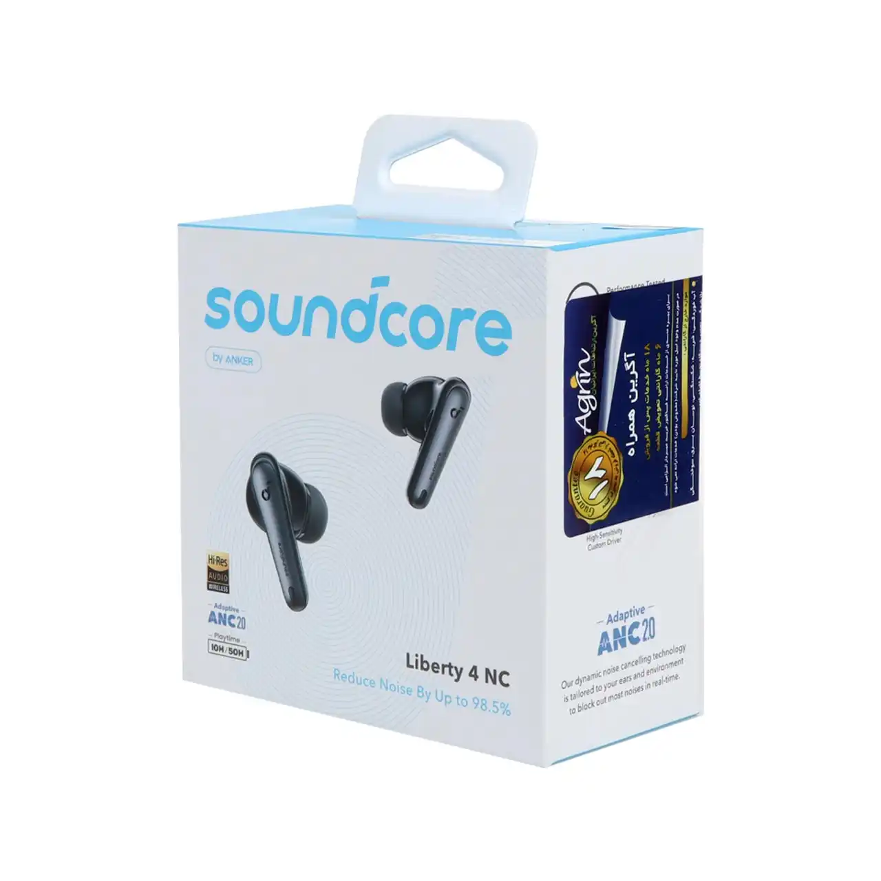 ایربادز بی سیم ANKER مدل LIBERTY 4 NC A3947 - مشکی (گارانتی 18 ماهه شرکتی)