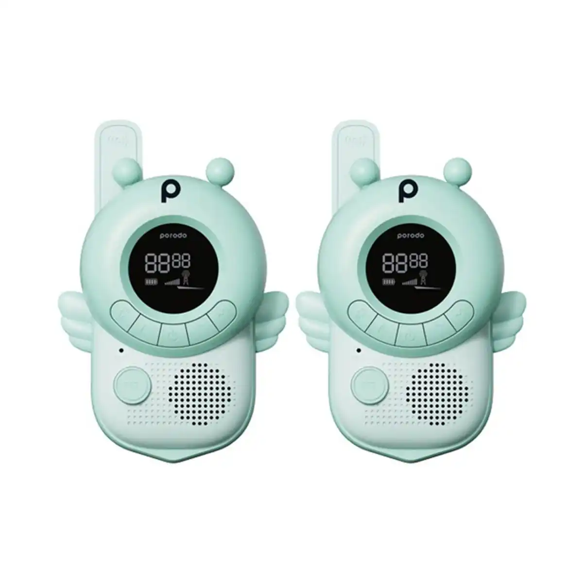 بی سیم Porodo walkie-talkie مدل PD-WKTKV2-WH - سفید (گارانتی 24 ماهه مگابایت)