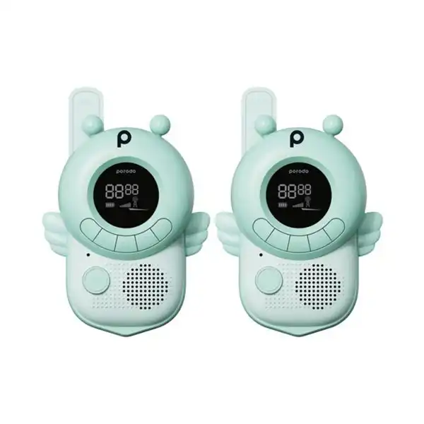 بی سیم Porodo walkie-talkie مدل PD-WKTKV2-WH - سفید (گارانتی 24 ماهه مگابایت)