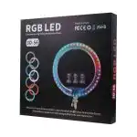 رینگ لایت RGB مدل 3D-56 (بدون پایه) - (گارانتی یکماهه مگابایت)