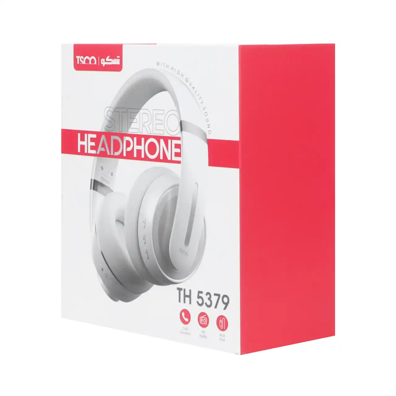 هدفون بی سیم TSCO مدل TH 5379 - سفید